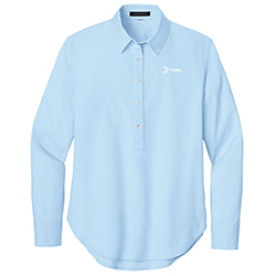 MERCER+METTLE WOMEN'S LONG SLEEVE MODERN OXFORD