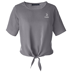 LADIES TIE-FRONT BLOUSE